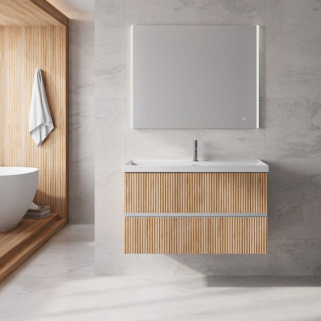 Mueble de baño VORA 2 Cajones Natural