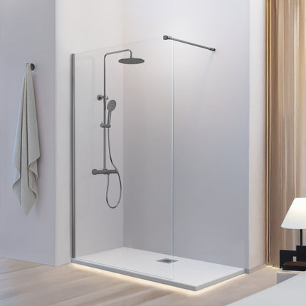 Mampara de Ducha FRESH FR633 Gun Metal