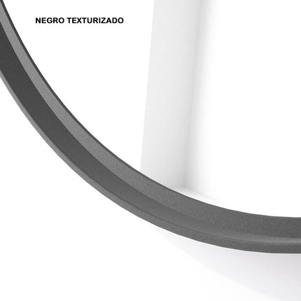 Espejo De Baño BEQUIA Circular | Marco Metálico A Elección | Luz Led 3 Tonos | Ip44 - CuartoDeBaño.com