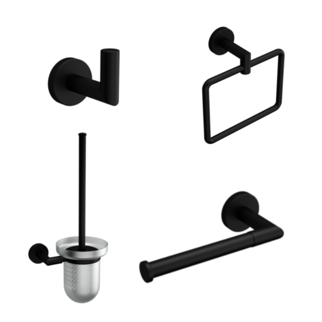 Accesorios de Baño LISSY de Salgar en Negro