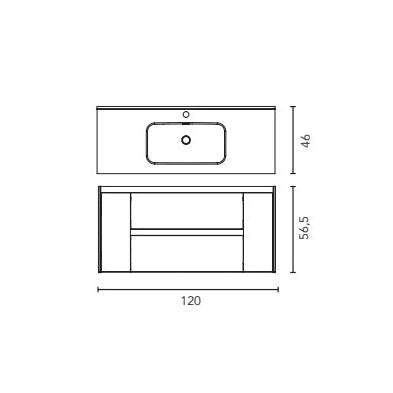 medidas mueble ALFA de Royo 