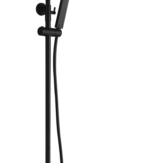 Grifo Monomando de Ducha ARTde Imex - Negro Mate | Diseño Moderno y Barra Telescópica - CuartoDeBaño.com