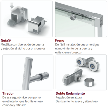 componentes mampara urban 100