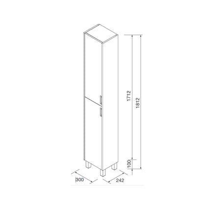 Croquis Columna de Baño CONTESSA