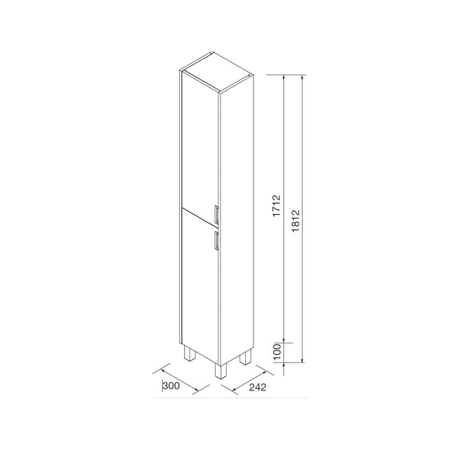 Croquis Columna de Baño CONTESSA