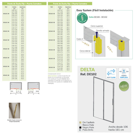  info DE102 DELTA Mampara