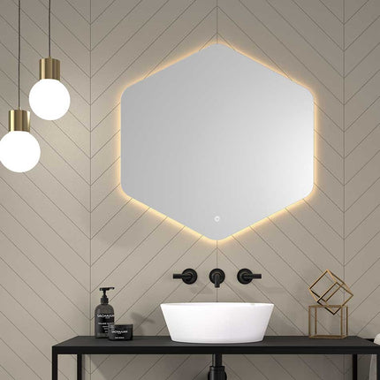 Espejo De Baño Hexagonal AZORES