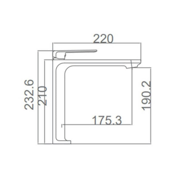 Grifo De Lavabo Alto Negro Mate FIJI | Diseño Moderno | Acabado Antihuellas | IMEX - CuartoDeBaño.com