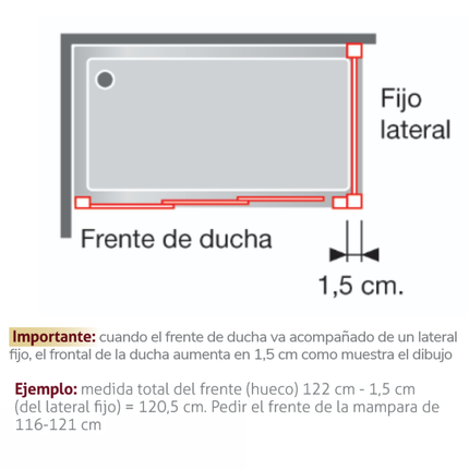 croquis lateral fijo mampara diana