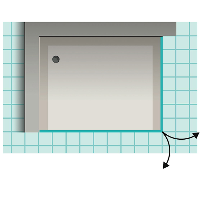 Mampara abatible de Ducha FEZ de DOCCIA