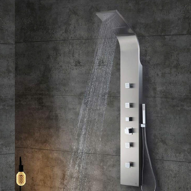  Columna Hidromasaje termostática de acero inoxidable MELIANA