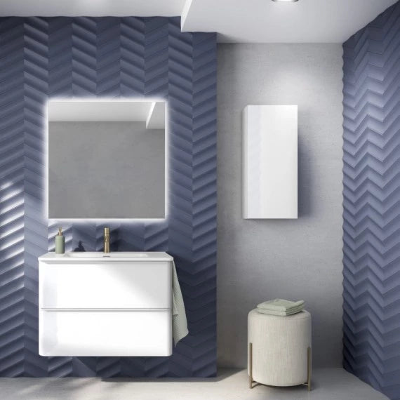 Mueble de Baño DAI Royo 2 cajones Blanco brillo