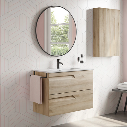 mueble de baño Vitale suspendido beige nature