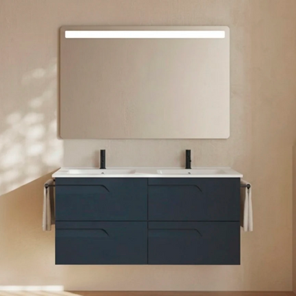 mueble de baño vitale 4 cajones azul navy