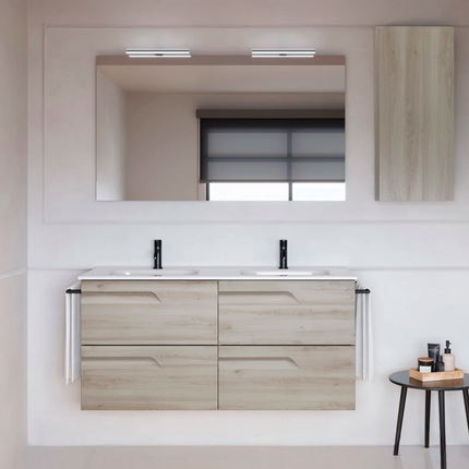 mueble de baño vitale 4 cajones blanco mate