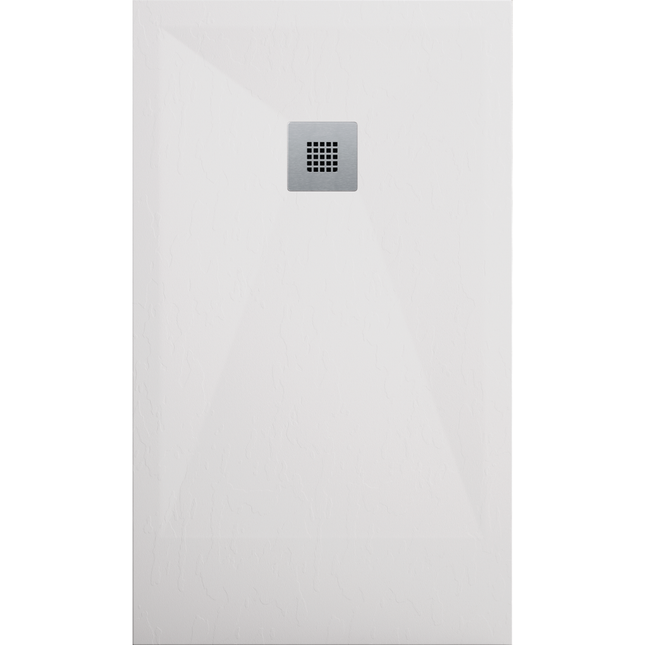 Plato de ducha STONE COAT de Neutrum | Carga mineral, textura pizarra | Antideslizante Clase 3 - CuartoDeBaño.com