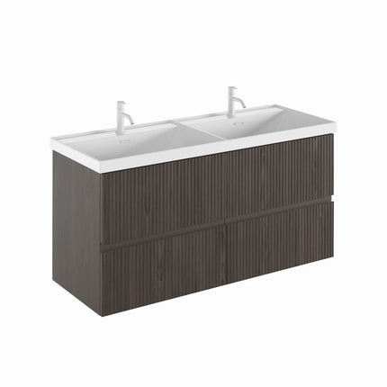 Mueble de baño VORA 2 Cajones y 2 senos nogal