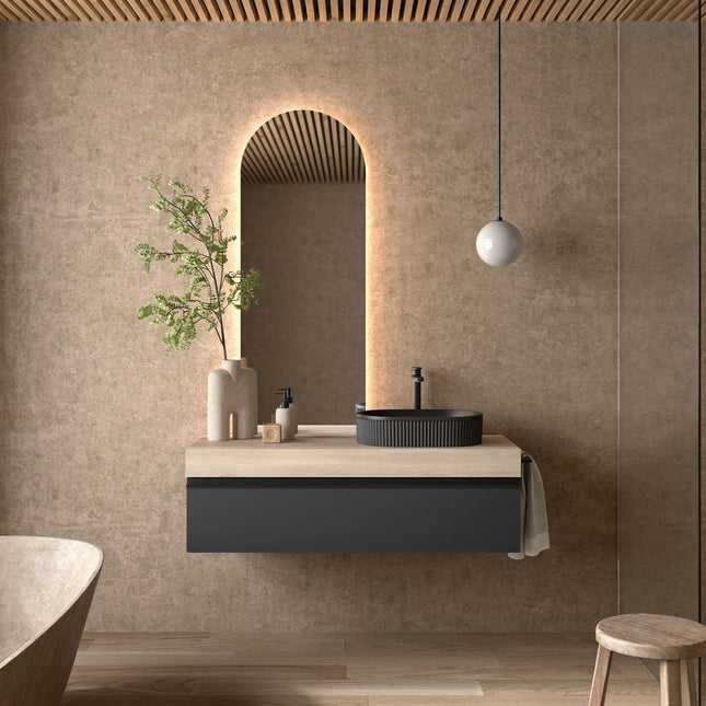 Conjunto SPIRIT 120cm Antracita - Diseño Moderno y Acabado Premium - CuartoDeBaño.com