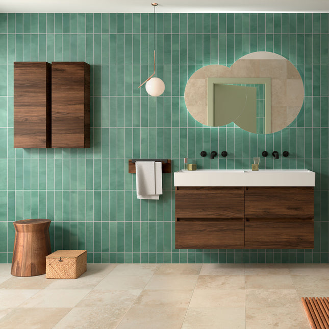 Conjunto SPIRIT 120cm Nogal Maya - CuartoDeBaño.com