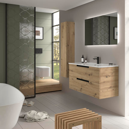 Mueble de Baño LENI de Salgar roble