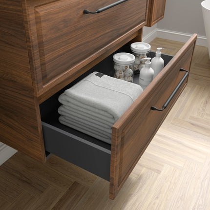 Mueble de Baño RUNA de Salgar con Lavabo Sobre Encimera. 4 Acabados, de 60 a 140 cm