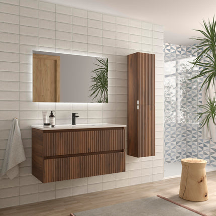 Mueble de Baño KIRA nogal 80 cm