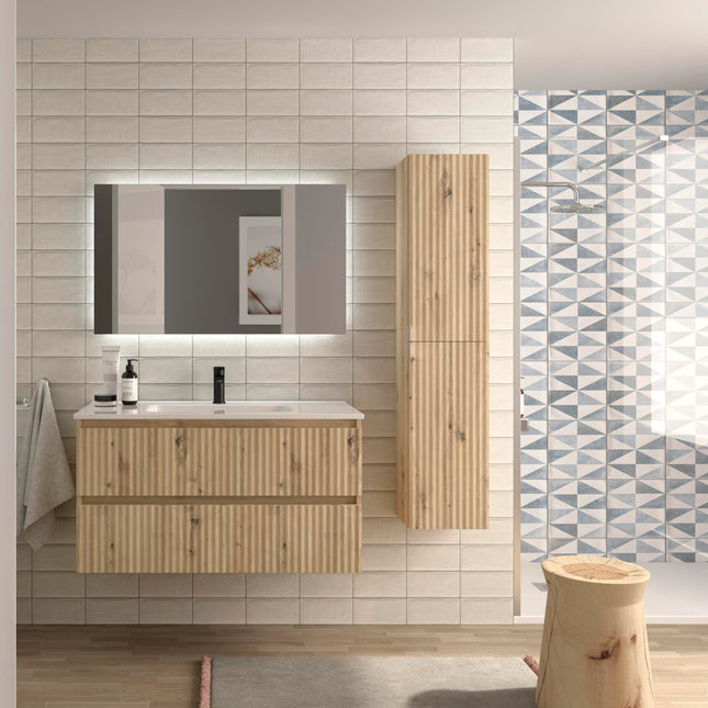 Mueble de Baño KIRA roble 100 cm