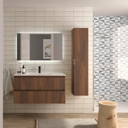 Mueble de Baño KIRA nogal 100 cm