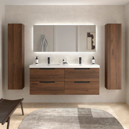 Mueble de Baño LENI Nogal Doble