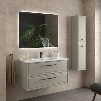 Mueble RUNA gris con Lavabo Integrado