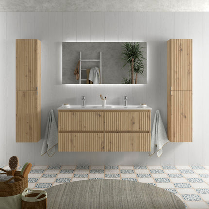 Mueblel kira con lavabo integrado de 120 cm Montana