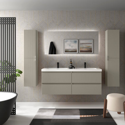 Mueble de Baño KIRA gris 140 cm