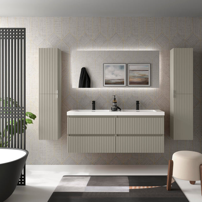 Mueble de Baño KIRA gris 140 cm