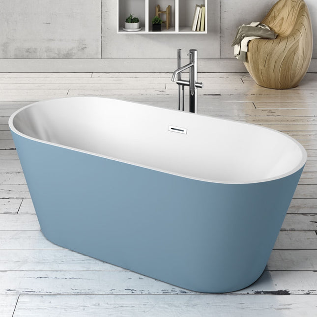 Bañera Oval en Isla VAN de Baños 10. Acrílica de 150x75 - CuartoDeBaño.com