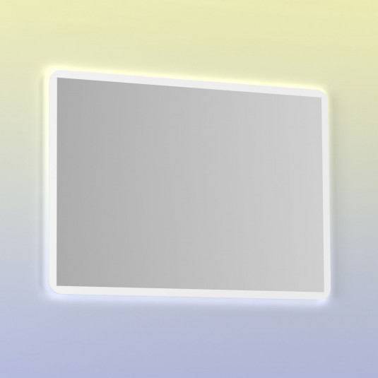 Espejo de baño HOSHI 100x70 cms. | Luz neutra LED integrada en el espejo.