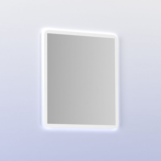 Espejo de baño HOSHI 60x70 cms. | Luz neutra LED integrada en el espejo.