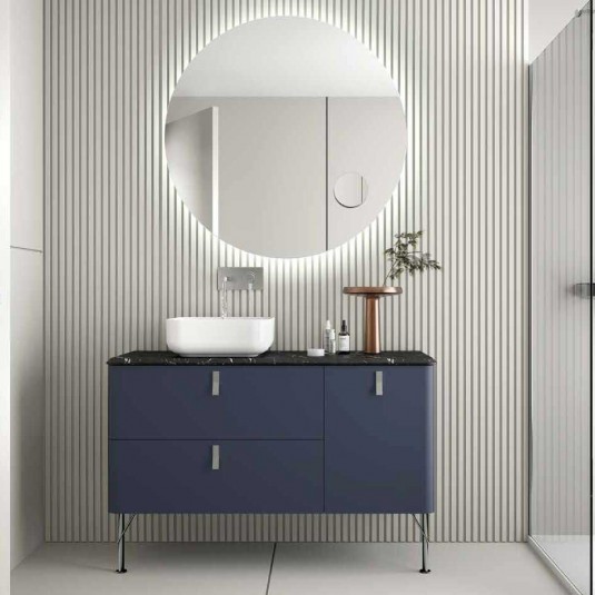Mueble de baño UNIIQ NIGHT BLUE Mate Salgar 120 cm
