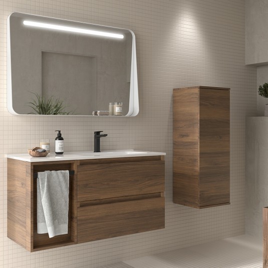 Mueble de baño MODULAR SPIRIT Salgar mueble con cajones y módulo extraible toallero de 30 cm