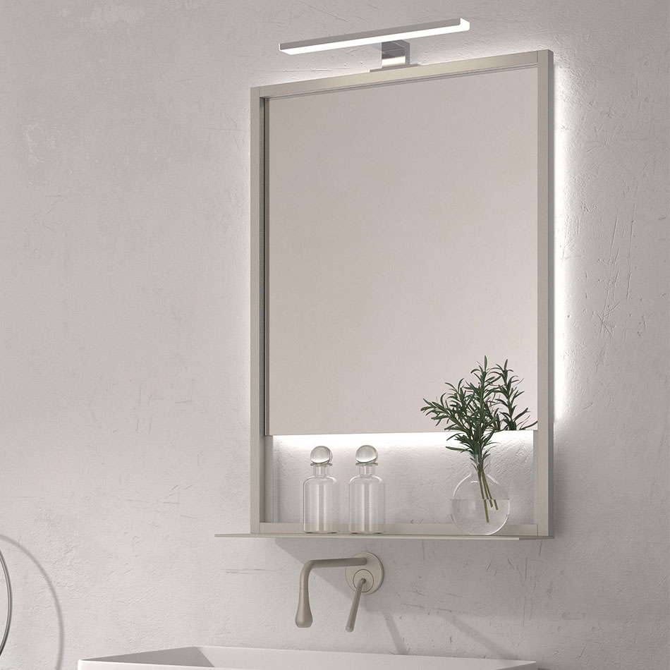 Espejo de baño con iluminación LED 50 x 70 cm 